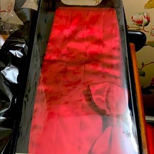 Bow tie and cummerbund adjustable elastic